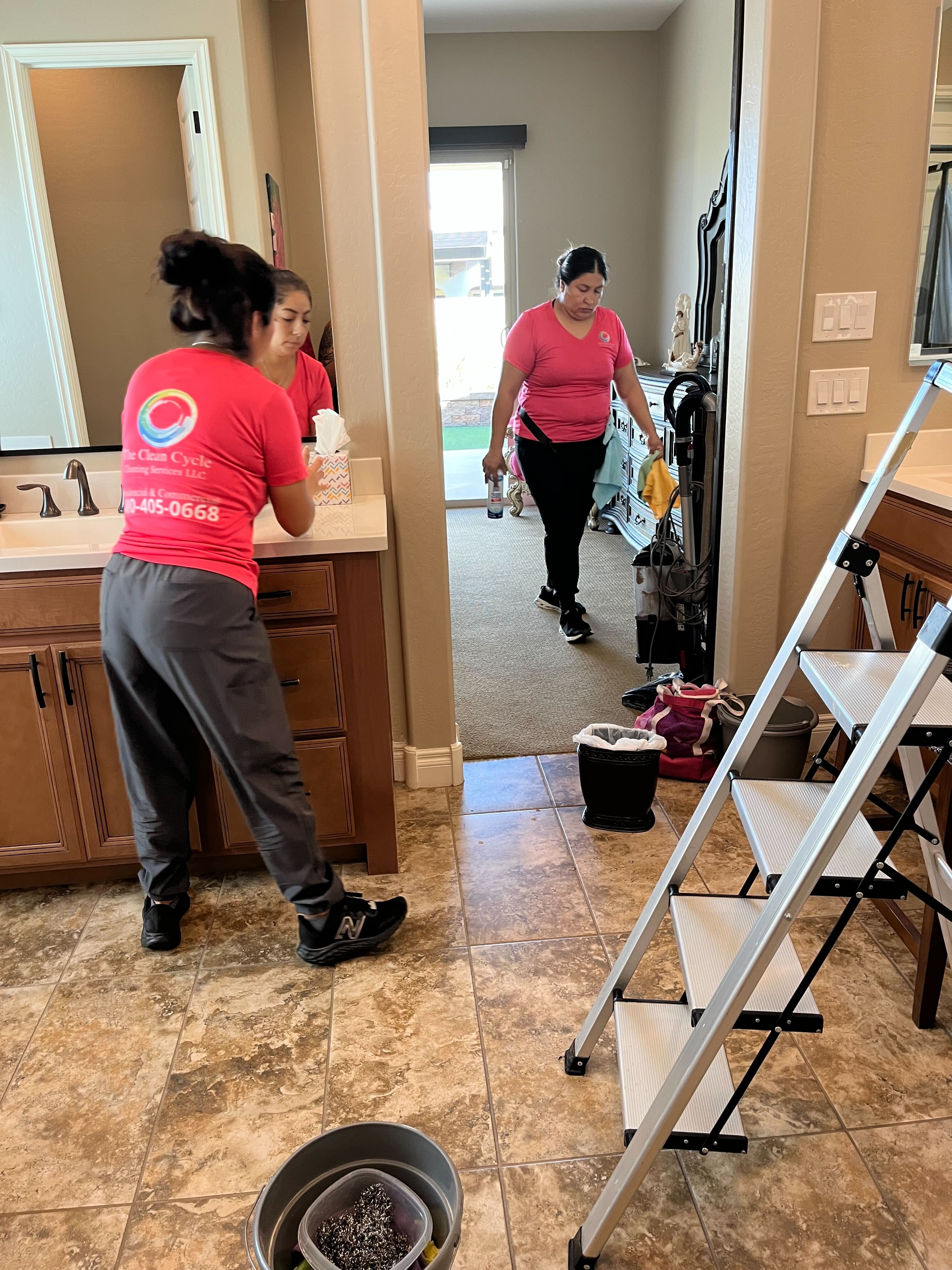 Trusted professional cleaning team